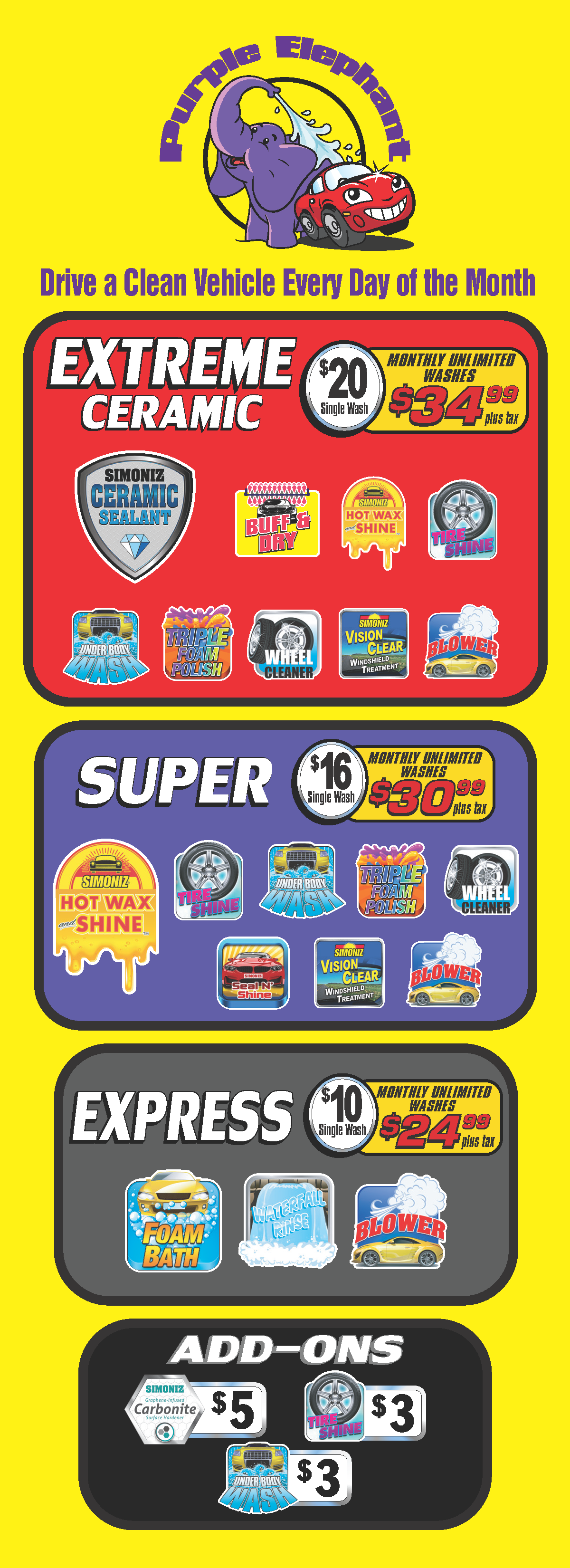 Waterbury Meriden Rd. Go Purple Elephant